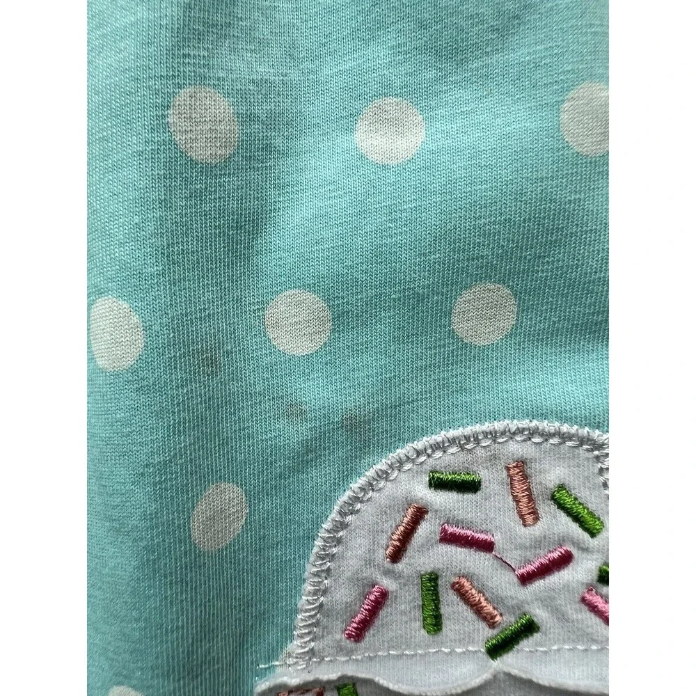 Los Angeles Boutique Summer Sundress Swing Dress Polka Dot Popsicle Sprinkles 6